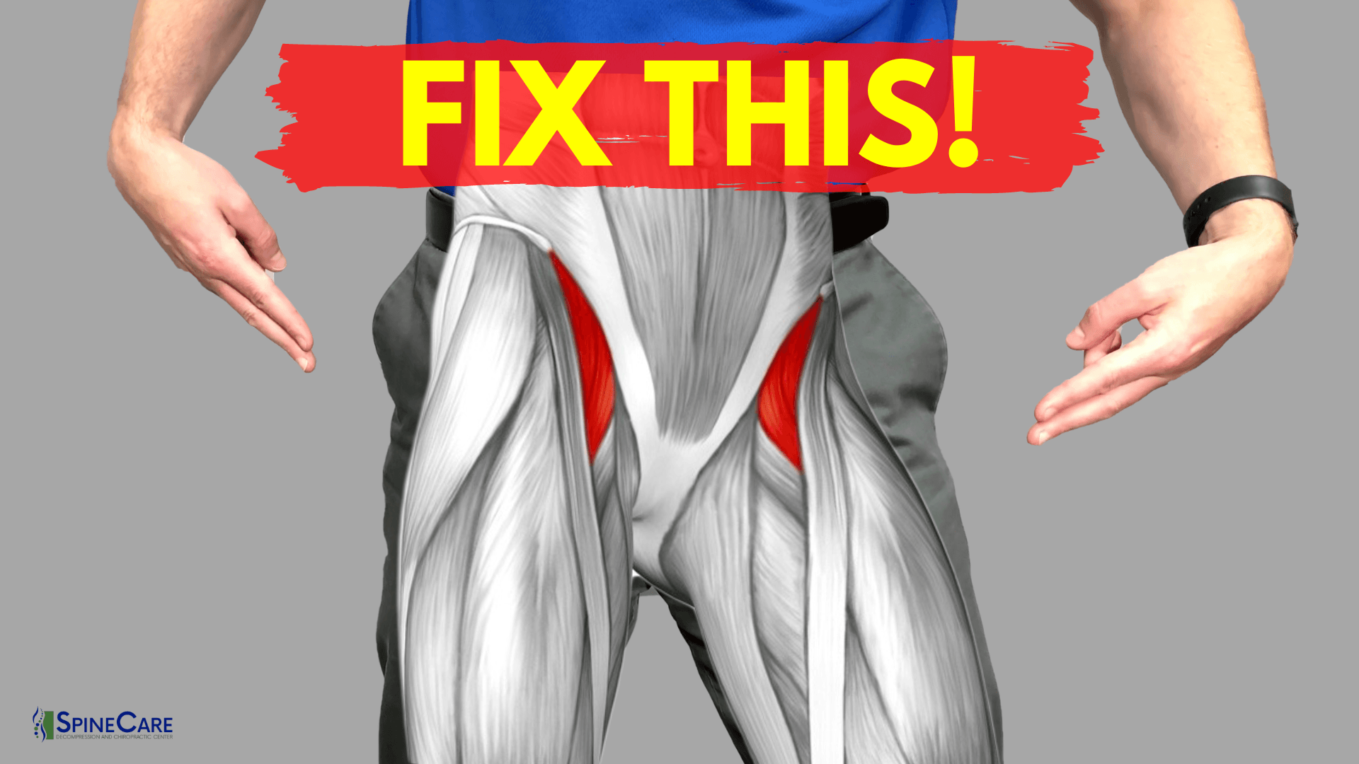 How To Relieve Hip Flexor Pain In 30 Seconds Spinecare